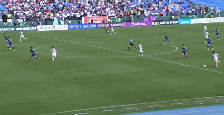 半场：日本U23 0-1约旦U23，阿赛扎破门