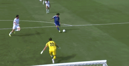 半场：日本U23 0-1约旦U23，阿赛扎破门